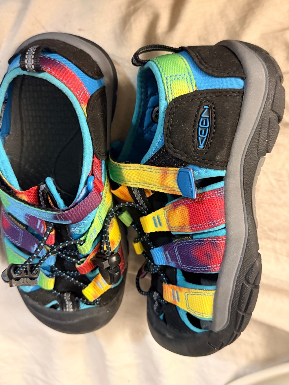 KEEN Kids Rainbow Multicolor Strappy Sport Sandals